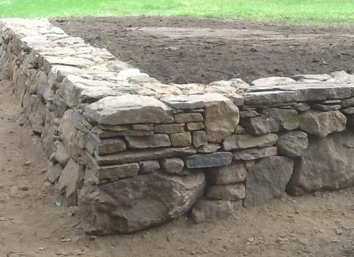 CT Fieldstone Retaining Wall