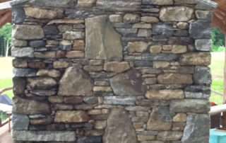 Stone Fireplace