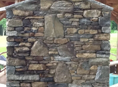 Stone Fireplace